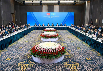 Roundtable with Kazakh PM and Turkish Vice President held in Astana