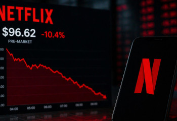 Netflix акциялары 10% арзандады: компания инвесторлардың үмітін ақтамаған