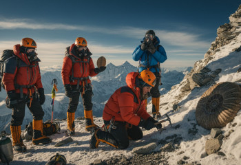 Эверест был дном океана: что находят на вершине мира