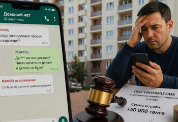 Мат в домовом чате обошёлся жителям Шымкента в 150 тысяч тенге