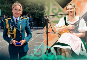 «Аманжол Әлтаевқа жылқы сыйладым»: айтысқа шыққан неміс қызы Эльдана Габерман деген кім?