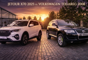 Jetour X70 2025 против Volkswagen Touareg 2008: один бюджет, разные миры