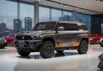 Премиальный китайский внедорожник “сгнил” в автосалоне