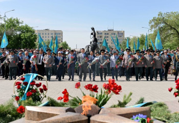 100 мың сарбаз аттанған өңір: Абай облысында Жеңіс күнін атап өтті