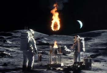 NASA готовится изучить, как огонь ведет себя на Луне
