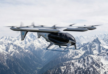 1st air taxi flight completed in Alatau city