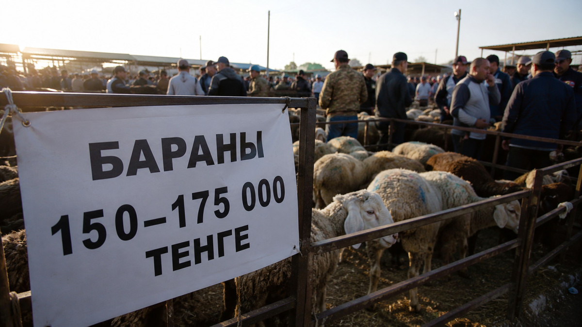 Бараны по 175 тысяч: в Казахстане взлетели цены перед Курбан-айтом