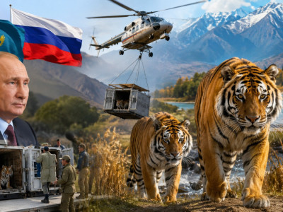 Путин сыйлаған төрт жолбарыс: бір ғасырға жоғалып, қайта оралған жыртқыш жайлы