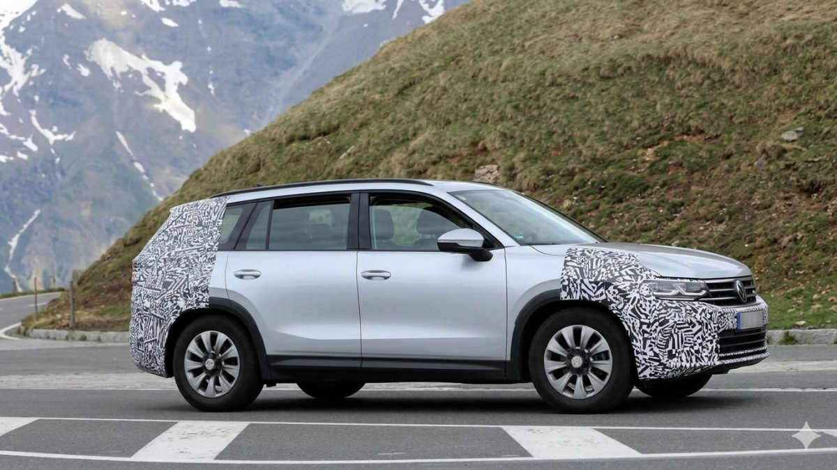 Новый облик кроссовера – обновленный Skoda Kodiaq выкатили на испытания