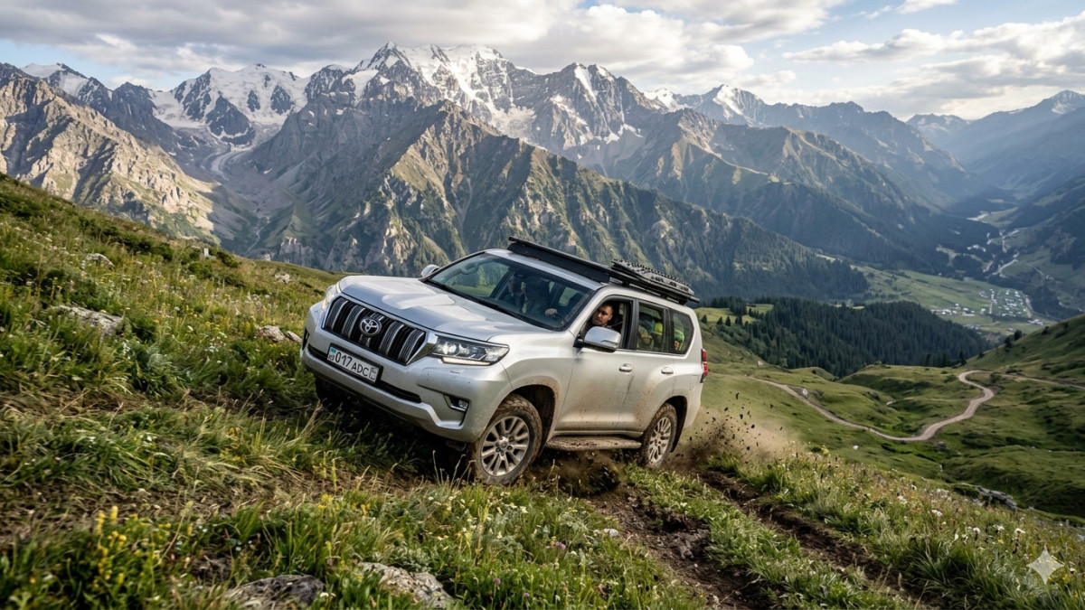 Toyota Prado съехал в ущелье в Дагестане: резонансное видео взорвало соцсети