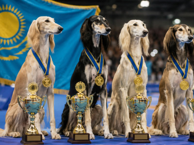 Төрт әлем чемпионы: қазақы тазы Италиядағы дүниежүзілік көрмеде тарихи жетістікке жетті