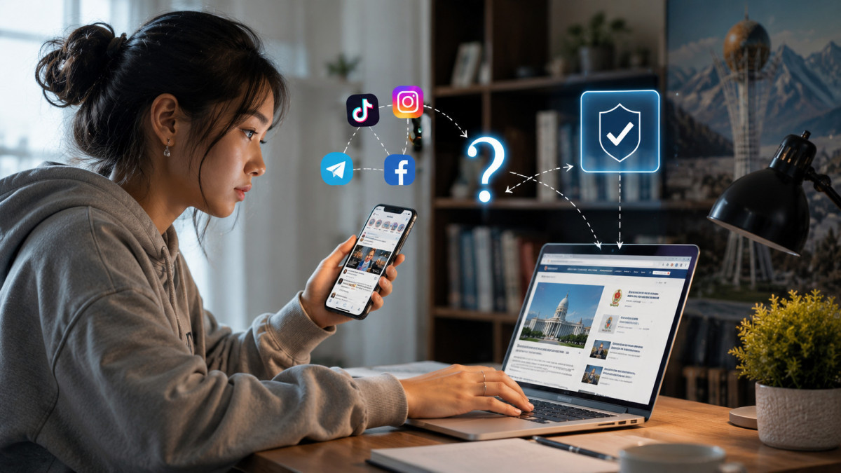 Social Media as news source: How Kazakhstan’s youth consume information