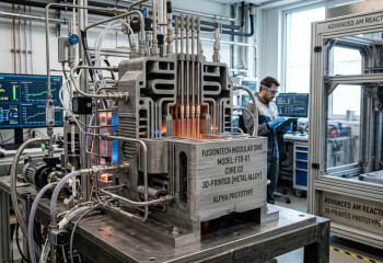 В США представили напечатанный на 3D-принтере ядерный реактор