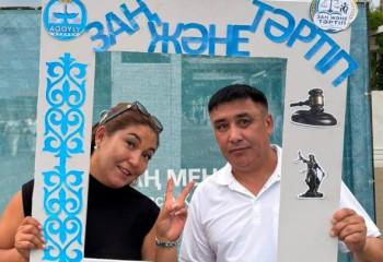 «Заң мен тәртіп» облыстық жобасы аясында «Час Х–Тәртіп кодексі» ашық алаңы өтті