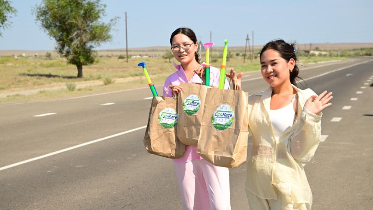 ECORace environmental campaign held in Zhetysu region