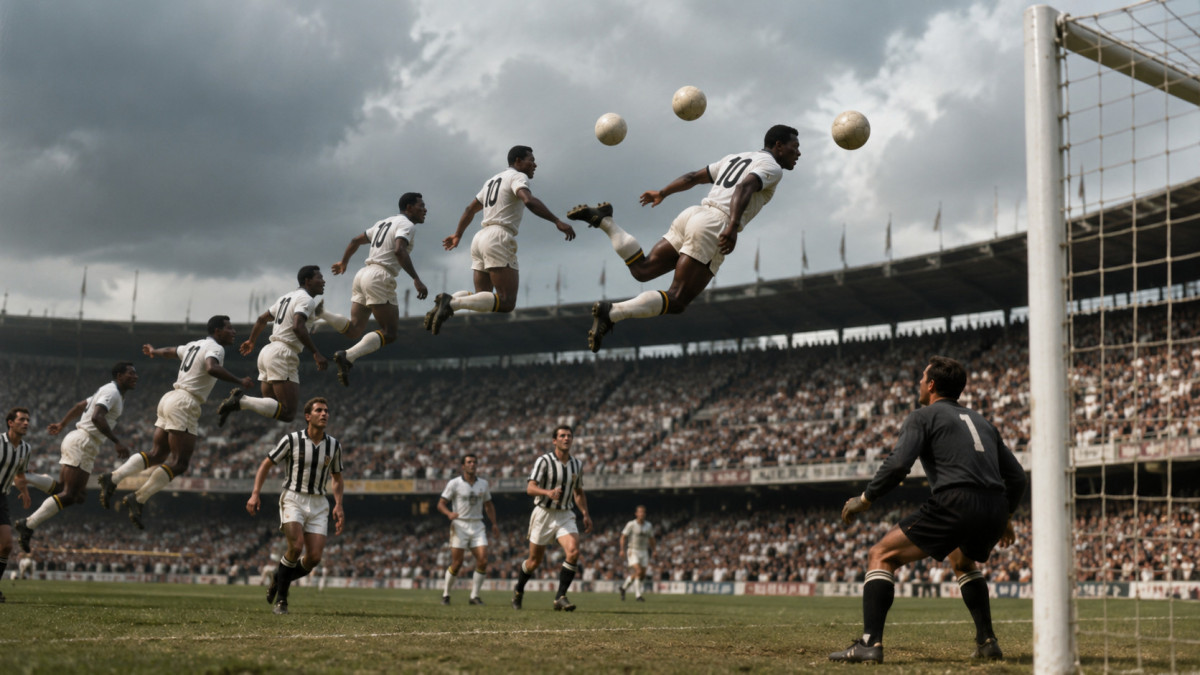 AI recreates Pelé’s most beautiful goal