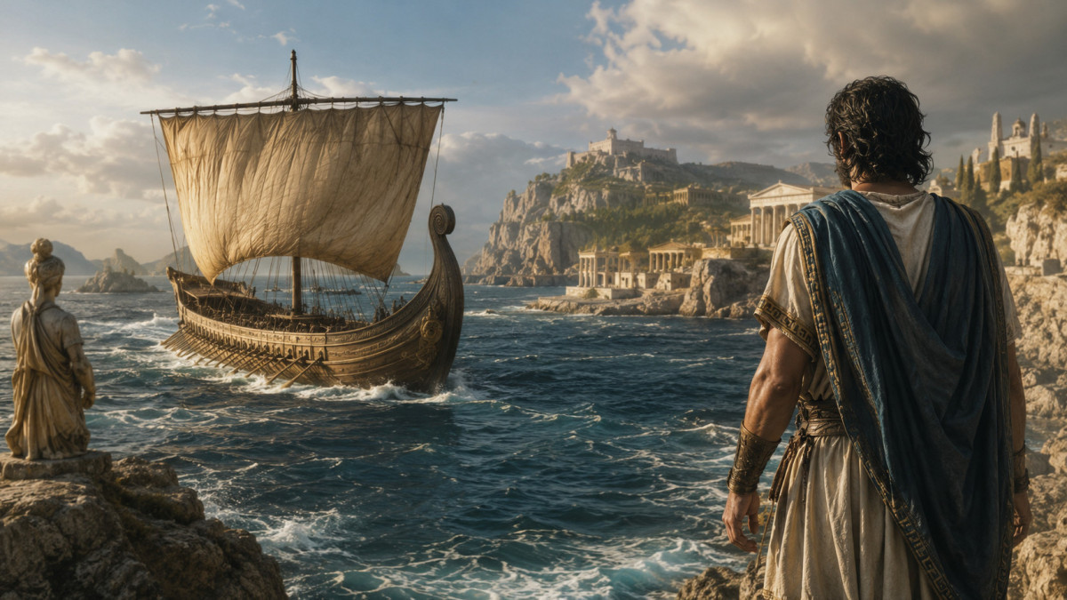 AI recreates an excerpt from the Odyssey