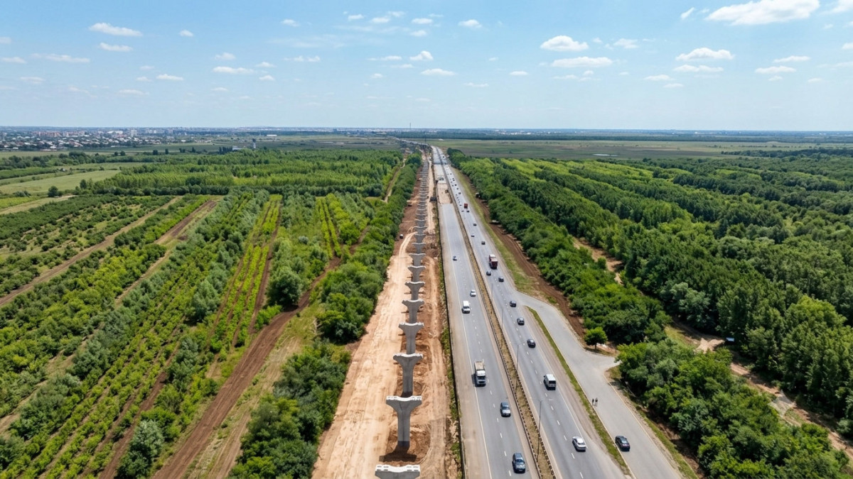 Скорость постройки LRT в Косшы изумляет: когда его закончат