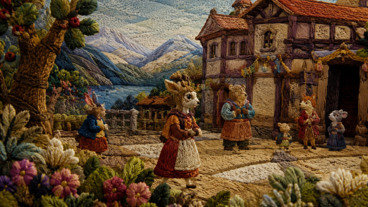 Czech developers create video game featuring hand-embroidered characters