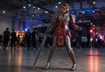 Million stitches and real metal  armor: How a Cosplayer creates a costume for Comic Con Astana