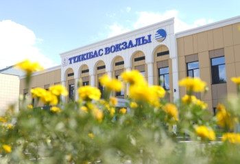 Новый вокзал «Түлкібас» открыли в Туркестанской области