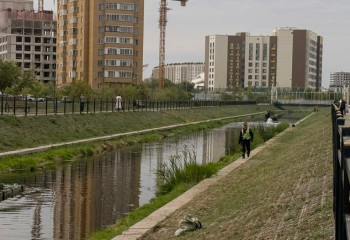 «Таза Қазақстан»: в Астане ведутся работы по очистке реки Сарыбулак