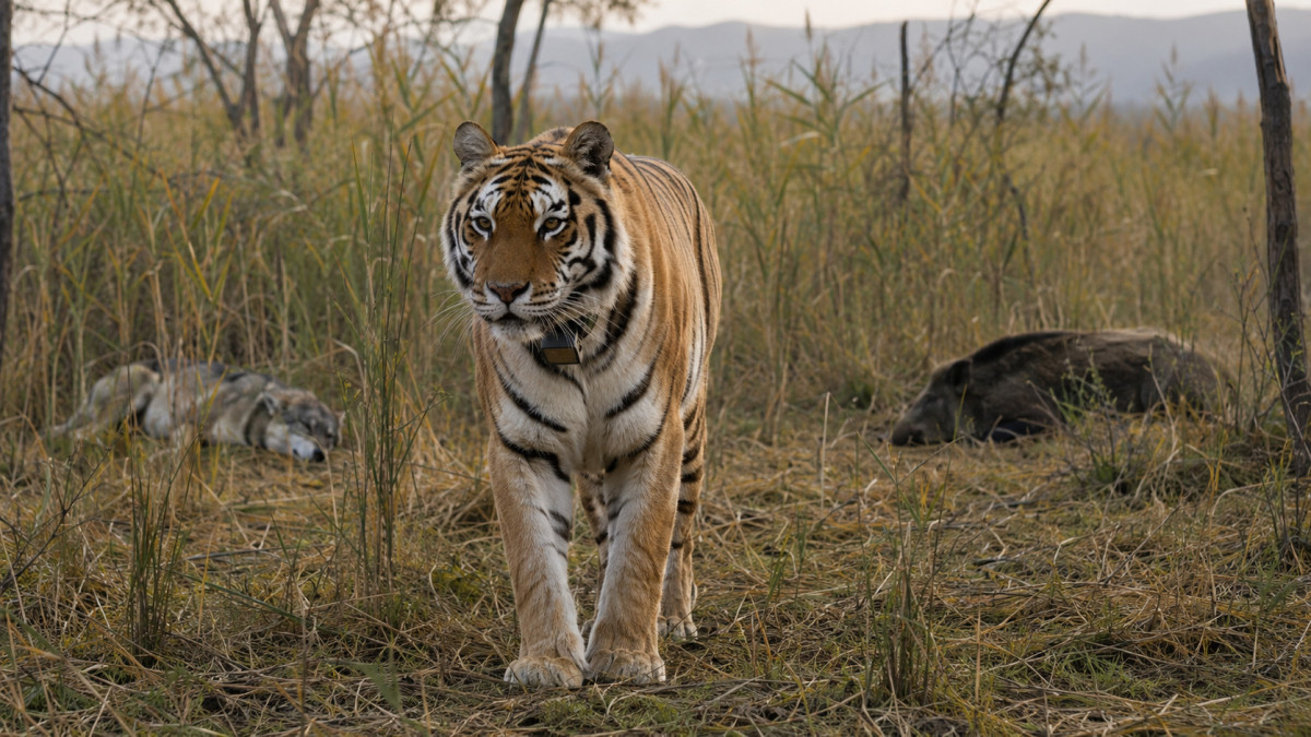 Amur Tigress Ümit successfully adapts to Kazakhstan’s wilds