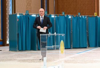 Роман Скляр проголосовал на выборах депутатов Курултая