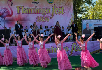 Ақмола облысында екінші мәдени-туристік Flamingo Fest фестивалі басталды