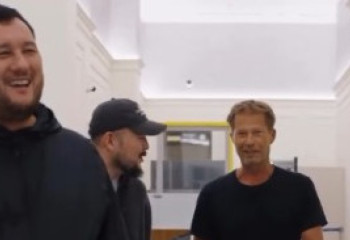 Til Schweiger arrives in Almaty