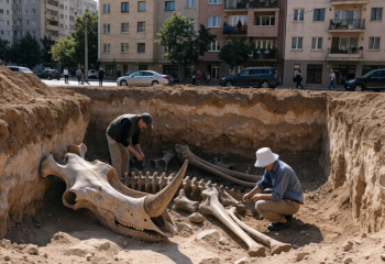 Ancient rhinoceros bone discovered near Petropavlovsk