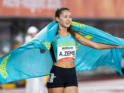 Kazakhstan’s Adelina Zems wins silver in 400m hurdles at 2026 Asian Games