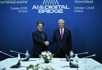 President Tokayev Holds Meeting with NVIDIA Vice President