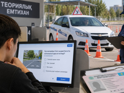 Қазақстанда жүргізуші куәлігін алу ережесі өзгерді: енді бір қателік бір жылға созылуы мүмкін