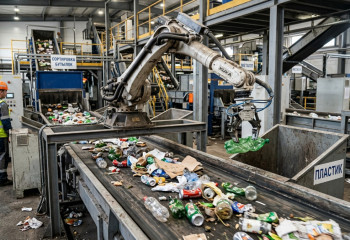 Робота научили находить ценные материалы среди мусора
