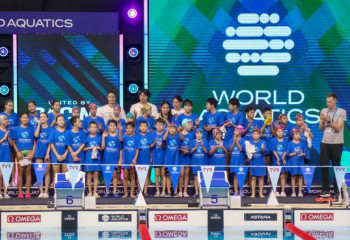 Жүзуден әлем жұлдыздары жас спортшыларға шеберлік сағатын өткізді