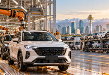 Производство легковых автомобилей в Казахстане выросло на 38%