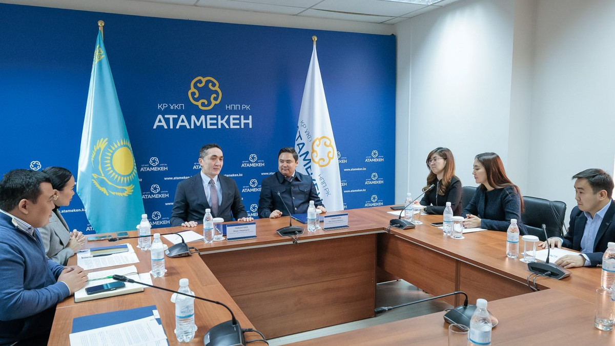 «Атамекен» ҰКП мен «QAZCONTENT» АҚ кәсіпкерлікті дамыту бағытында серіктестік орнатты