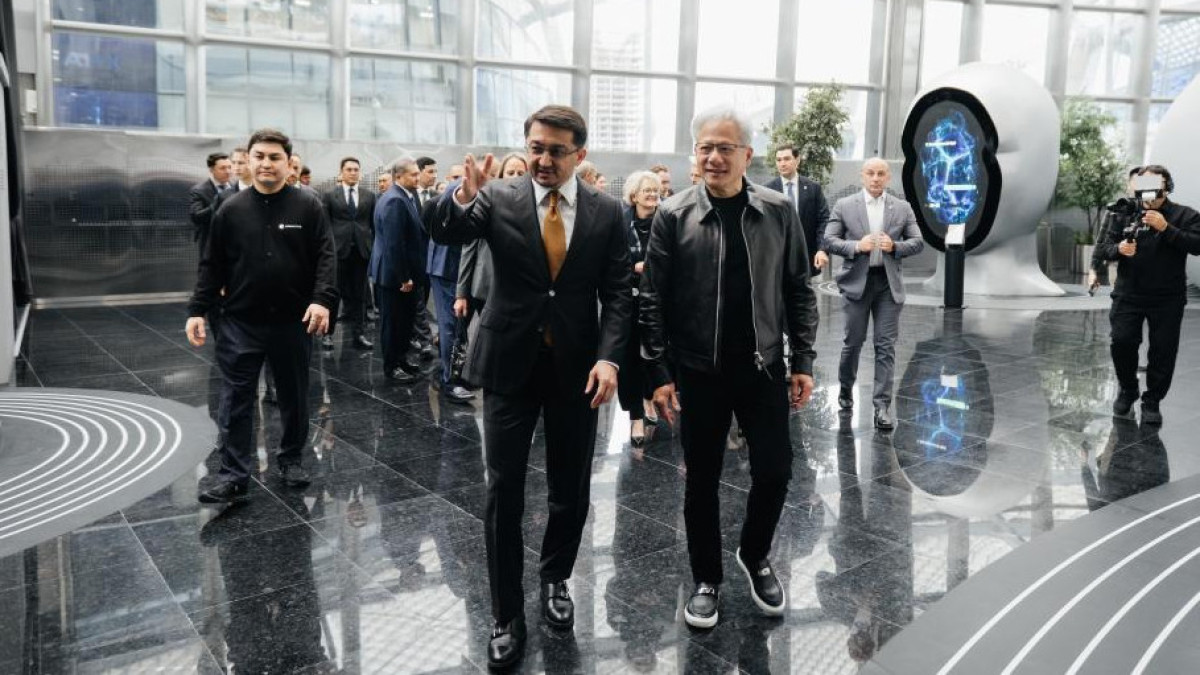 Глава NVIDIA Дженсен Хуанг впервые посетил Казахстан