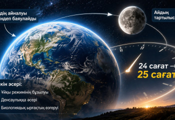 Бір тәулікте 25 сағат болады: күннің ұзаруы адам ағзасына қалай әсер етеді