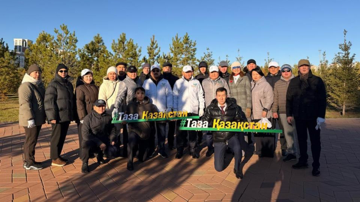 Елордада Республика күніне орай ауқымды экологиялық акция өтті