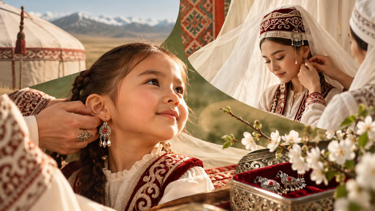 Syrga Toi: How Kazakhs traditionally celebrated a girl’s first earrings