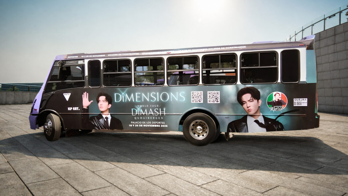 Special Bus Launched in Mexico City Ahead of Dimash Qudaibergen’s Concerts