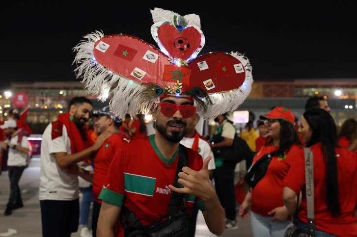Как марокканские болельщики отпраздновали победу над Испанией