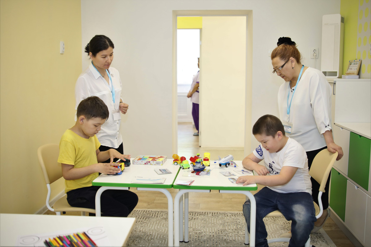 Пять реабилитационных центров для детей открыли в Талдыкоргане, Усть-Каменогорске и Атырау