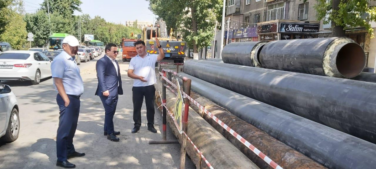 Представители МИИР РК проинспектировали состояние тепловых сетей в городе Шымкент и Туркестанской области