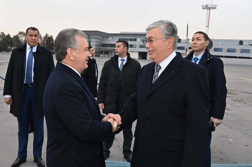 Tokayev arrives in Uzbekistan for state visit