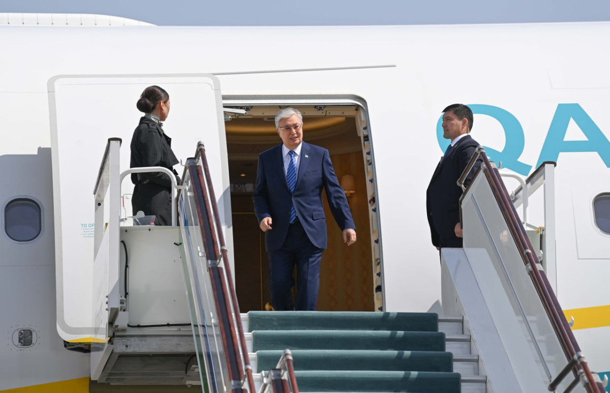 Tokayev arrives in Uzbekistan on working visit