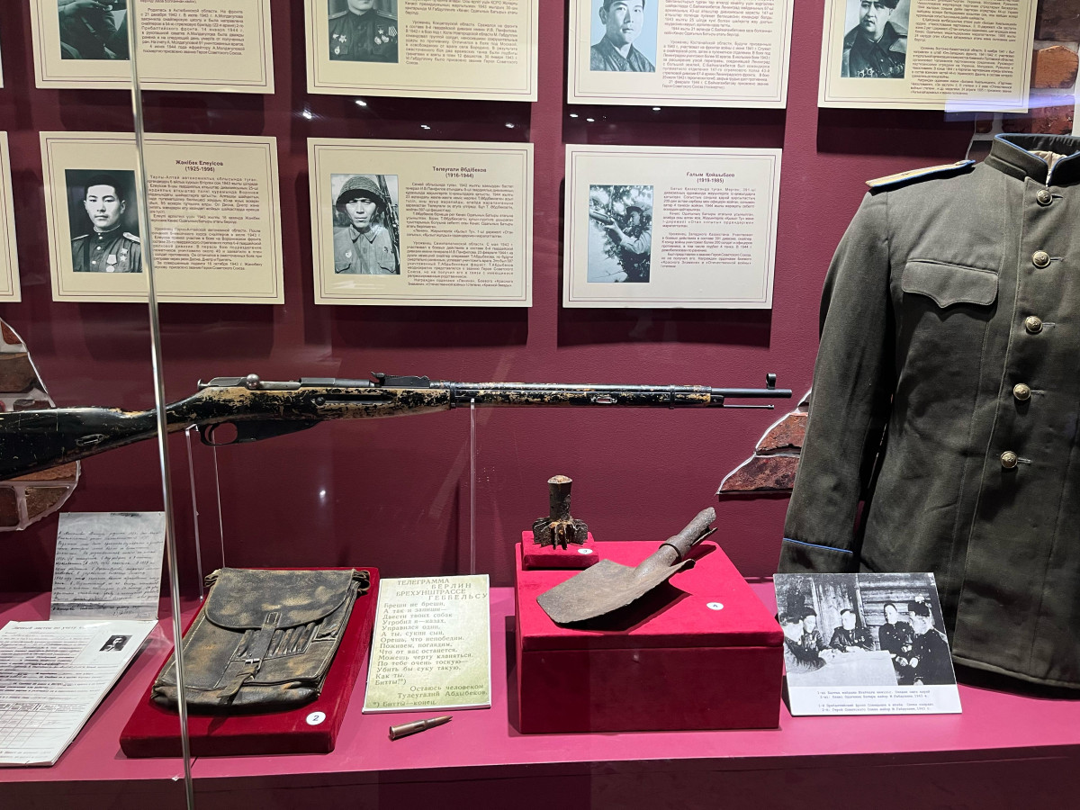 Фоторепортаж: соғыс жылдарынан жеткен жәдігерлер