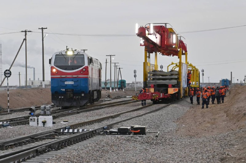 Строительство вторых путей на железнодорожном участке Достык-Мойынты